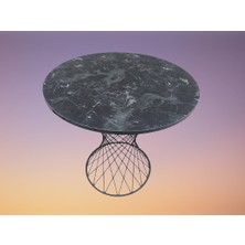 Bengi Ticaret Masa Optimaly Pota Model Metal Transmisyon Çelik Siyah Renk Siyah Mermer Tabla El Yapım
