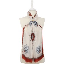 Bursa İpek Taba Yeşil Göbekli Vual İpek Fular