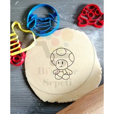 Bi'şeyler Sepeti Mario Kurbağa Kurabiye Kalıbı