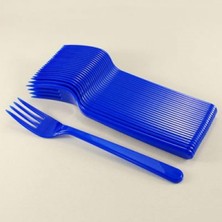 Kidspartim Lacivert Plastik Çatal 25 Li