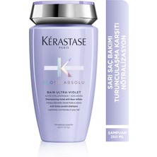 Blond Absolu Bain Ultra-Violet Istenmeyen Sarı&turuncu Yansımaları Nötralize Eden Şampuan