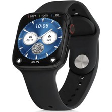 SONREIR Watch 8 Ultimate Max Siyah Gps 45MM Tam Ekran Akıllı Saat Sesli Görüşmeli Xiaomi Iphone Android Uyumlu Akıllı Kol Saati