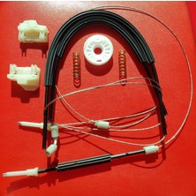 Skilit Samsun Oto Kilit Volkswagen Passat B5 1996-2005 Ön Sol Cam Kriko Teli ve Tamir Seti Takımı