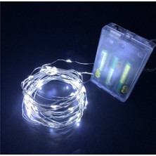 Webcenter 10 Metre Beyaz Peri LED Tel LED Animasyonlu