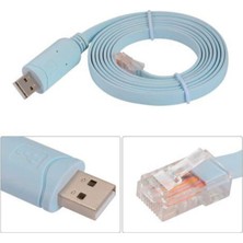 Keepro USB 2.0 Uyumlu Cisco Router RJ45 Konsol Kablosu USB To RJ45 Kablousb RJ45 Konsol Kablosu RS232 Seri Adaptör Cisco Router Için 1.5 Metre