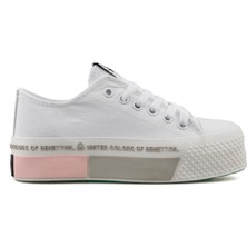 United Colors Of Benetton Benetton Bn 30934 Beyaz Pudra Kadın Günlük Ayakkabı BN-30934-BEYAZ-PUDRA Beyaz