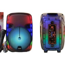 Koçak Elektronik Sd,usb Mikrofonlu Rgb 8 Bluetooth Speaker Hoparlör (Pk-29)