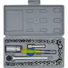 Ennalbur Arj 40 Parça 1/4-3/8 Mini Lokma Anahtar Takımı