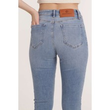 Moss Renzo Yüksek Bel Mavi Jean MR-7770019