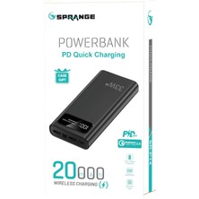 Sprange 20000 Mah Powerbank Taşınabilir Şarj Aleti