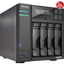 Asustor AS6704T Intel N5105 4 Yuvalı (4X22TB Desteği) 4gb DDR4(16GB Ram Desteği) M.2 X4 Pcıe X1 2.5gbe X2 USB 3.2 X3