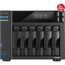 Asustor AS6706T Intel N5105 6 Yuvalı (6X22TB Destegı) 8gb DDR4(16GB Ram Destegı) M.2 X4 Pcıe X1 2.5gbe X2 USB 3.2 X3