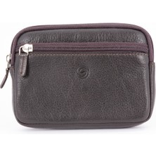 Shop GG 154 Model Deri Tek Körüklü Erkek Kemer Çantası Kahve