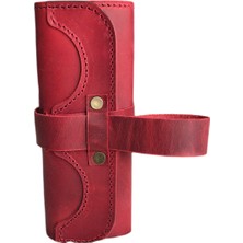 LN Leather Deri Rulo Kalemlik Özel Tasarım Kişiselleştirilebilir El Işçiliği Anahtarlık Hediyeli Kalemlik