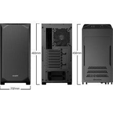 Yıldızdsgn Be Quiet! BGW34 Pure Base 500 Standart Mıd-Tower Pc Kasası