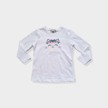 Edelweiss Beyaz Kız Çocuk Tshirt - Edelweiss - Beyaz - 4 Yaş - 12205-25924
