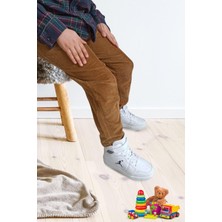 Cool Haykat Cırtlı Basketbol Spor Ayakkabı Erkek Çocuk Mikrofiber Dış Materyal Kauçuk Taban