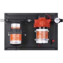 Tekne ve Karavan Tanklı Hidrofor Seti, 12V, 20,8lt, 37X35CM, 50PSI