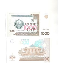 Yediotuz Digital Pazarlama Özbekistan 1000 Som. Yabancı Kagıt Para. Koleksiyon Kağıt Para.