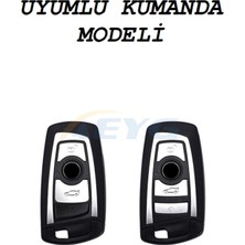 İdeal Aksesuar Bmw Anahtarlık Beyaz Şık Tasarım Kumanda Kabı Bmw Keychain White Stylish Design Control Case