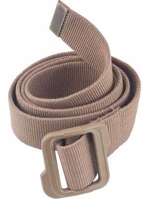 Kırılmaz Plastik Toka Taktik Kemer Bej