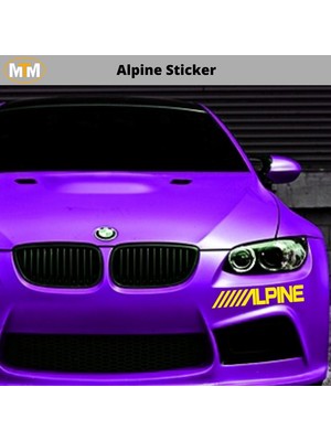 Hellove Alpine Oto Sticker 15 cm