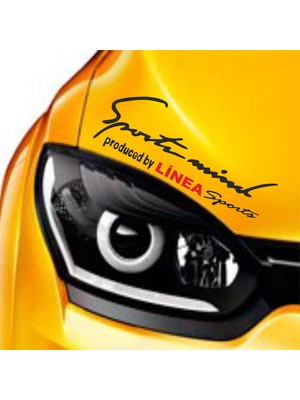 Hellove Fiat Linea Sports Mind Far Üstü Oto Sticker