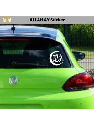 Hellove Allah Ay Oto Sticker 15 cm