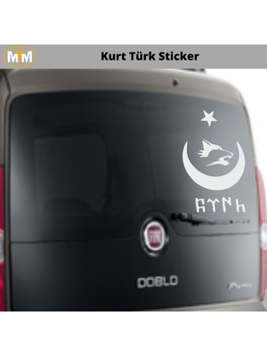 Hellove Kurt Türk oto Sticker 15 cm
