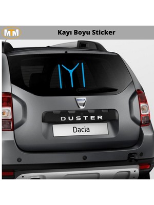 Hellove Kayı Boyu oto Sticker 15 cm