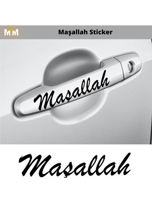 Hellove Maşallah Oto Sticker 15 cm