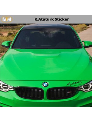Hellove Kemal Atatürk Oto Sticker 15 cm
