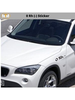 Hellove 0 Rh (-) Sticker
