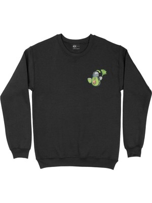 Cix Avokadolu Cep Tasarım Baskılı Sweatshirt