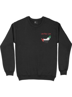 Cix Land That I Love Uae Cep Tasarım Baskılı Sweatshirt