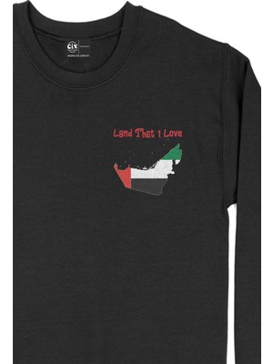 Cix Land That I Love Uae Cep Tasarım Baskılı Sweatshirt