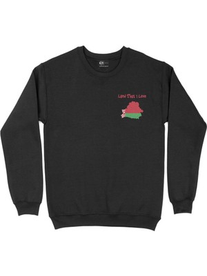 Cix Land That I Love Bulgaristan Cep Tasarım Baskılı Sweatshirt