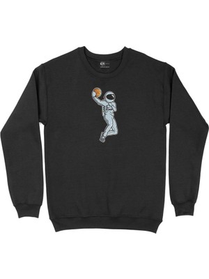 Cix Basketbol Oyuncu Astronot Sweatshirt