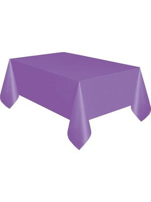Kidspartim Düz Mor Masa Örtüsü 137X270 cm
