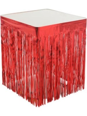 Kidspartim Metalize Kırmızı Masa Püskülü