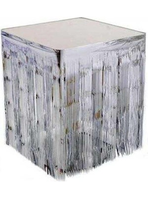 Kidspartim Metalize Gümüş Masa Püskülü