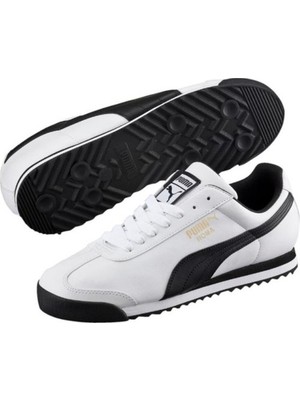 Roma Basic White-Black Unisex Beyaz Sneaker 35357204