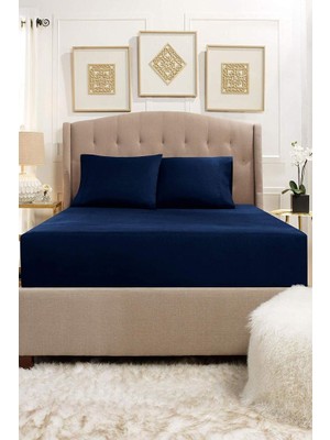 Çift Kişilik 180 x 200 Lastikli Çarşaf Seti %100 Pamuklu