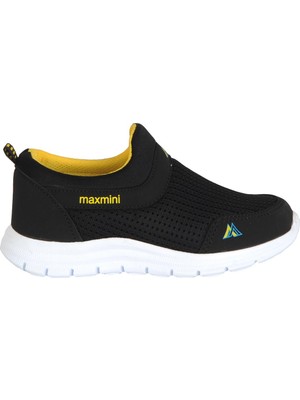 Ayakcenter Maxmini Siyah Bağsız Yazlık Erkek Çocuk Spor Ayakkabı