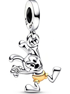 Corney Design Disney 100TH Anniversary Oswald Dangle Charm 925 Ayar Gümüş