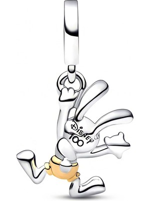 Corney Design Disney 100TH Anniversary Oswald Dangle Charm 925 Ayar Gümüş