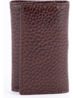 Shop GG 613 Model Hakiki Deri 6'lı Çevirme Anahtarlık Kahve