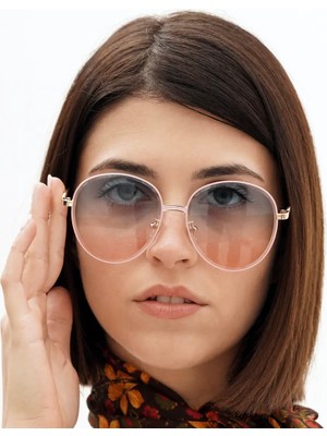 Baba Fiyatlar Loue Mavi Pembe Kristal Kadın Güneş Gözlüğü