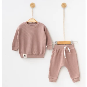 Mchbaby Ikili Alt Üst Waffle Takım Bebek Takımı