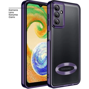 Galaxy A54 5g Kılıf Zebana Glint Silikon Kılıf Derin Mor